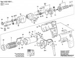 Bosch 0 602 133 061 GR.57 High Frequency Drill Spare Parts